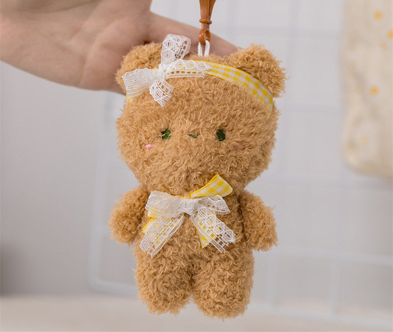 Plush Doll Lolita Bear Bag Charm Keychain